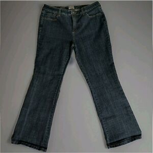 St. Johns Bay bootcut size 12s dark wash blue jeans